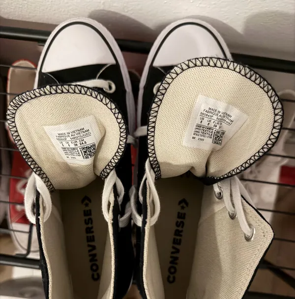 Black Platform Converse High-Top - Image 6