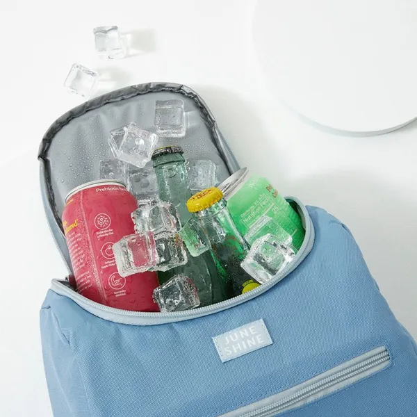 JuneShine Insulated Cooler Backpack in Blue NEW - Image 3