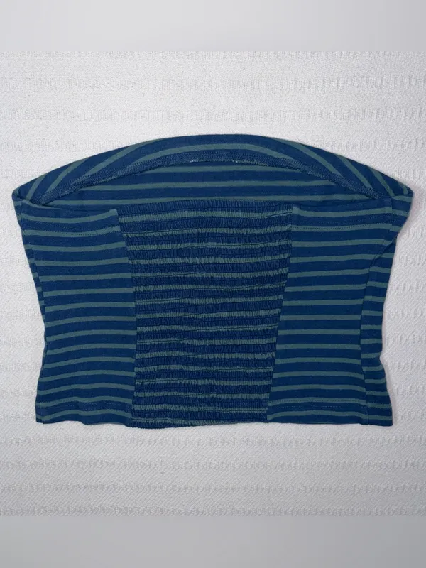 Free People Free Est Womens Sailor Cotton Tube Top Size S Boho Lounge Beach - Image 2