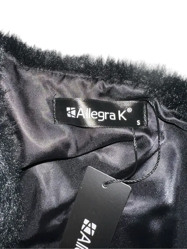 Allegra k Black Faux Fur Bolero Jacket - Image 8