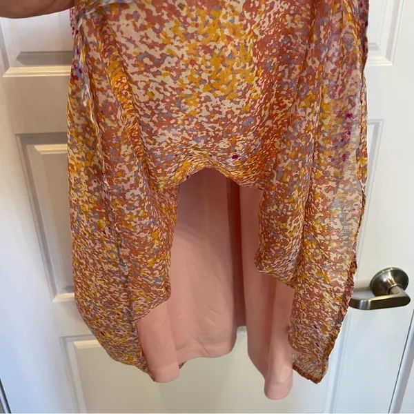 Maternity for Target Pink and Orange Mini Dress - Image 8