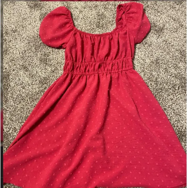 Altar'd State happily ever after mini puff sleeve pink dress - Image 3