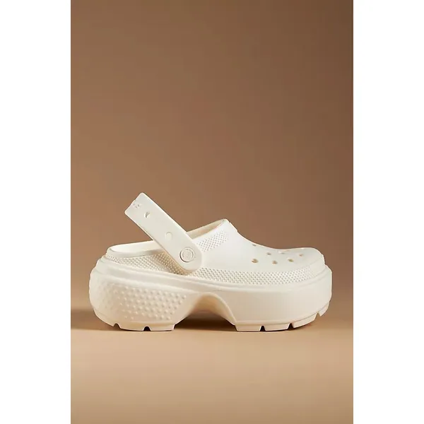 Crocs Stomp Clog Bone White Platform Lug Sole NWT W10 M8 - Image 10