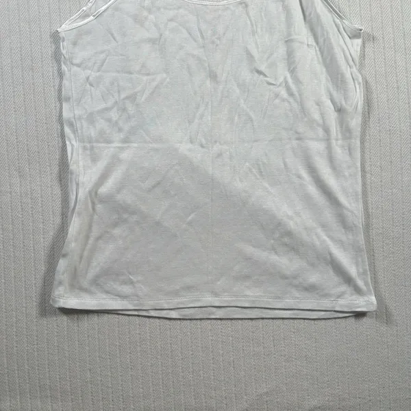 Victoria’s Secret Women’s White Cami Tank Top Size Large Adjustable Straps - Image 9