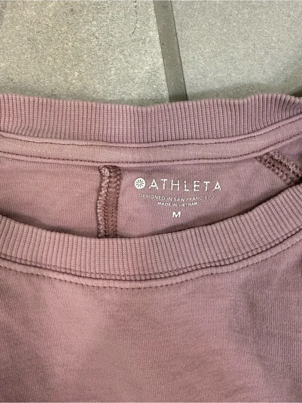 Athleta Sundown Sweatshirt in Mauve Pink - Image 4