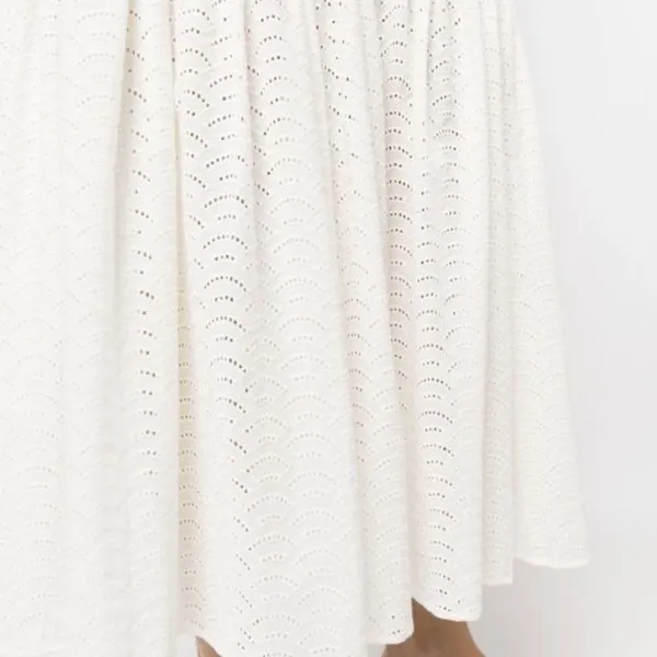 Peony memories tiered midi dress in seashell - Image 10