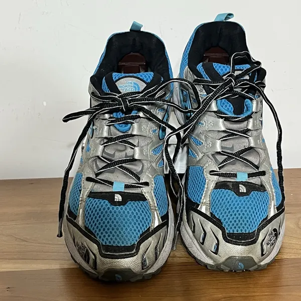 The North Face Single Track Womens Shoes Size 10 Blue & Silver Snake‎ Plate - Image 2