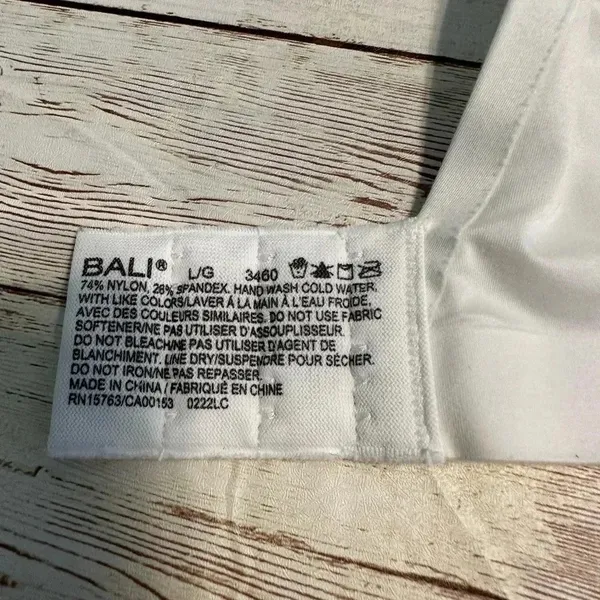 Bali Bra Size Large White - Image 3