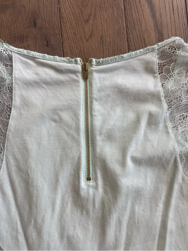 Express Mint Lace-Shoulder Top - Image 7