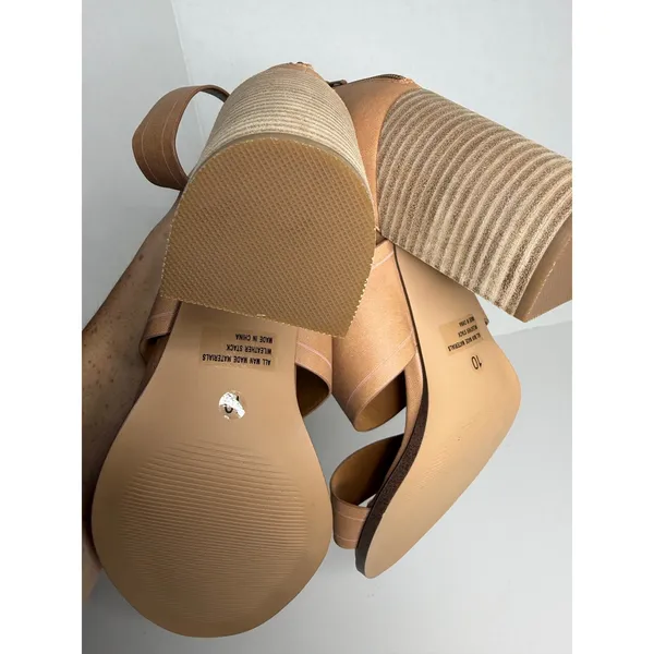 NWOB DV Dolce Vita Berton Womens Size 10 Tan Heels Open Toe - Image 8