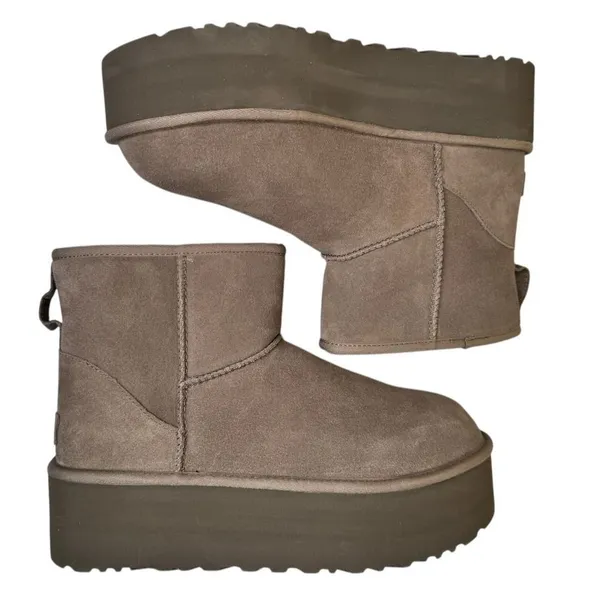 UGG‎ Classic Mini Platform Boots Smoke Plume Women's Size 11 - Image 7