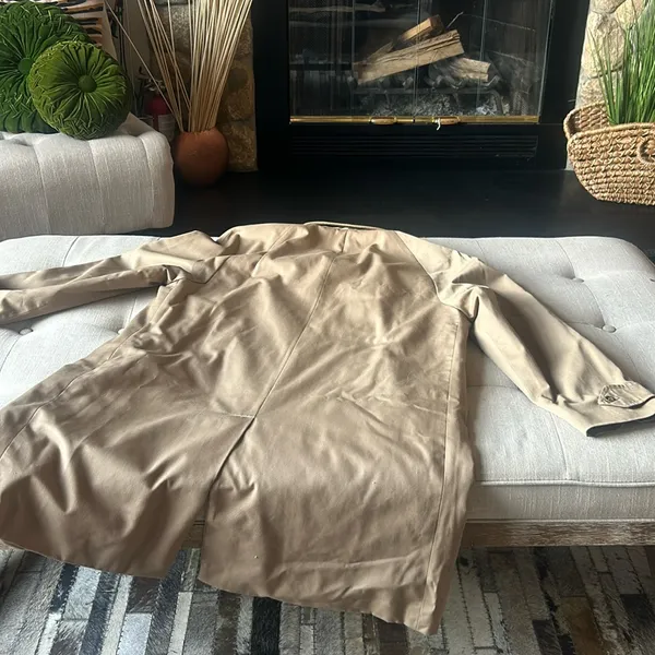 Burberry X Commuter 2 Khaki Trench Coat Plaid Size 42 - Image 11
