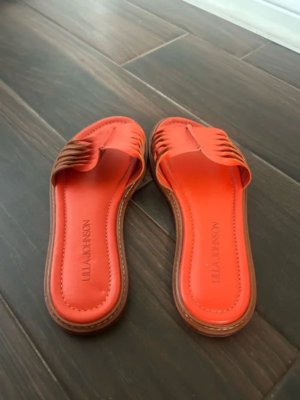 Ulla Johnson Ameya Twisted Contrast slides sz 7  - Image 4