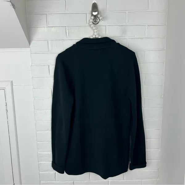 J.Crew Factory Black Schoolboy Sweater Blazer Size S - Image 10