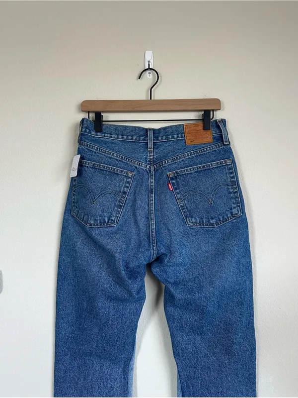 NWT Levi’s X Free People Spliced 501 Jeans - Image 9