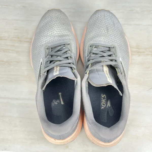 Brooks Launch 10 Grey Pink Running Shoes Womens 9.5 Medium 1203991B179 - Image 4