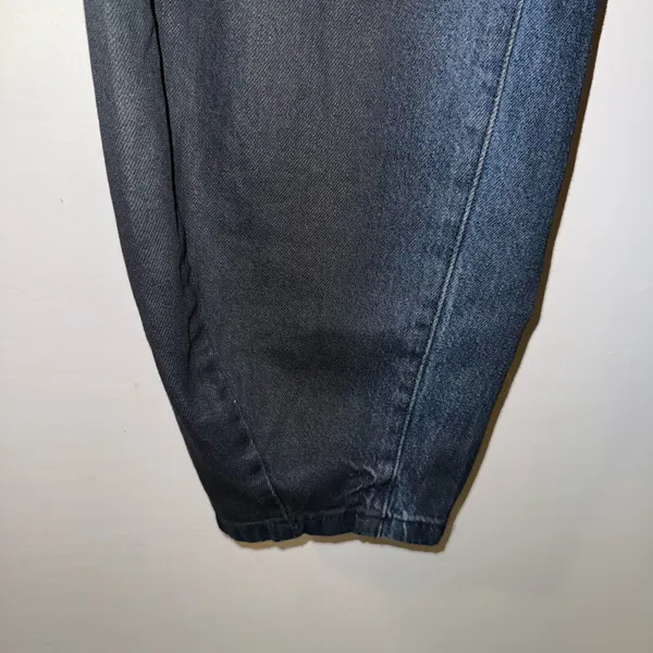 NWT $158 Anthropologie x Pilcro Dark Blue High-Rise Balloon Jeans 23 TALL - Image 12