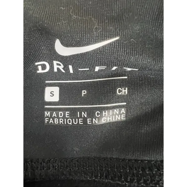 Nike Women Black Yoga Leggings Dri-FIT Fleece Size S Sportswear Athletic Gym - Image 10