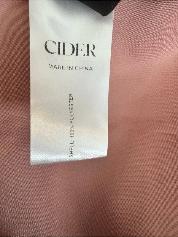 NWT Cider Bowknot Ruffle Bandeau Blush Pink Wedding Guest Satin Midi Dress Sz XL - Image 7