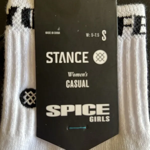 NWT Stance SPICE GIRL -HAI SI JA QUARTER SOCK Sz. S - Image 3