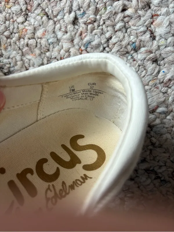 Circus by Sam Edelman Women's White Canvas Deck Shoes Size 7 M Rose' All Day - Image 5