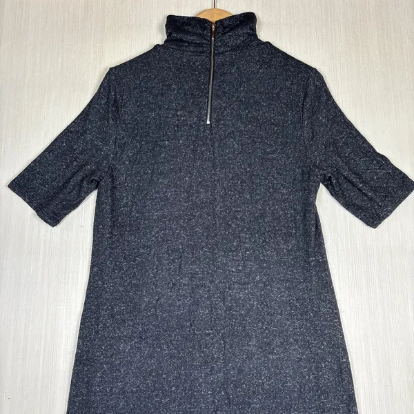 Philosophy Republic‎ Clothing Dark Grey Space Mock Neck A-Line Dress Large NWT - Image 3