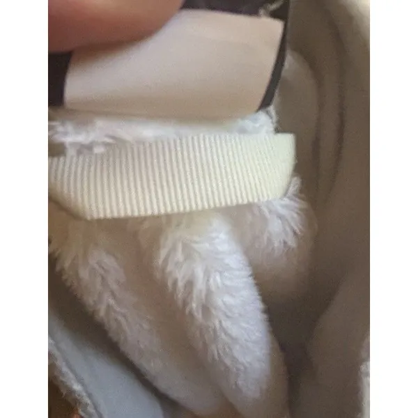 The North Face Women’s Full Zip Fleece Jacket White Size Large Soft Plush Warm - Image 12