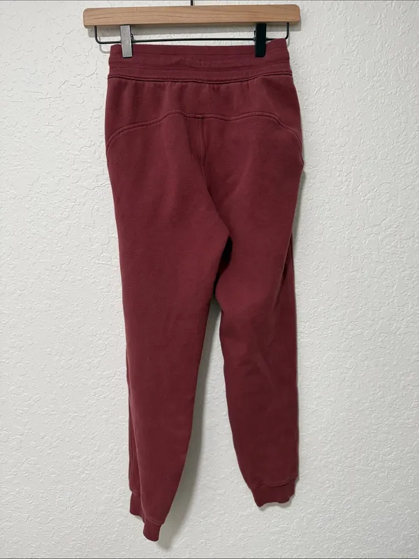 🍋 LULULEMON Drawstring Joggers - Burgundy size 0 - Image 4