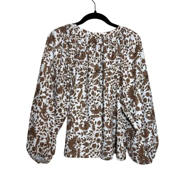 Smith & Quinn Dirty Dancing Balloon Sleeve Blouse Women’s Size S - Image 3