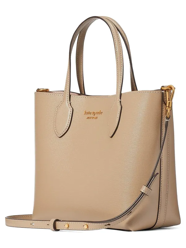 Kate Spade Bleecker Saffiano Nude Leather Medium Tote #Neutral Taupe - Image 4