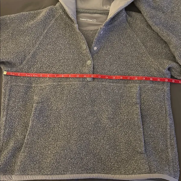 Outdoor Voices MegaFleece Snap Up Hoodie Sz S - Image 12