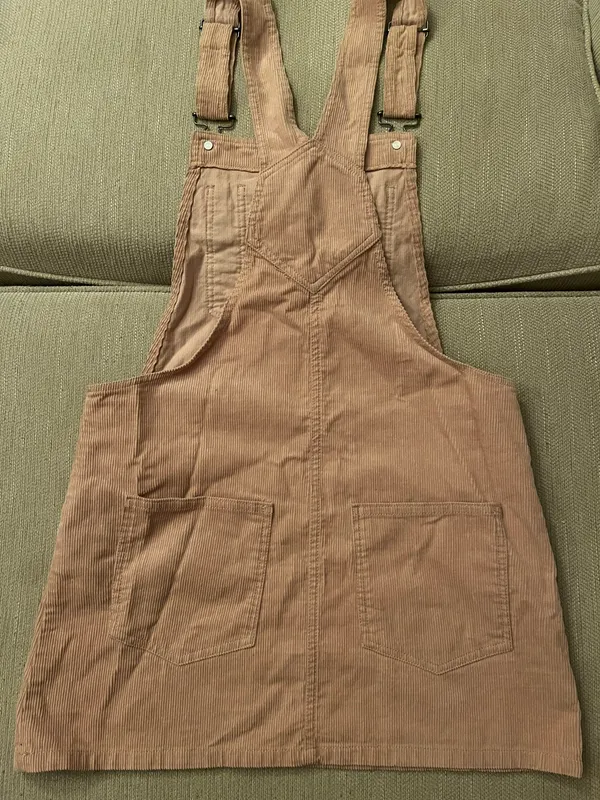 Pull & Bear Corduroy Overall Dress - Image 3