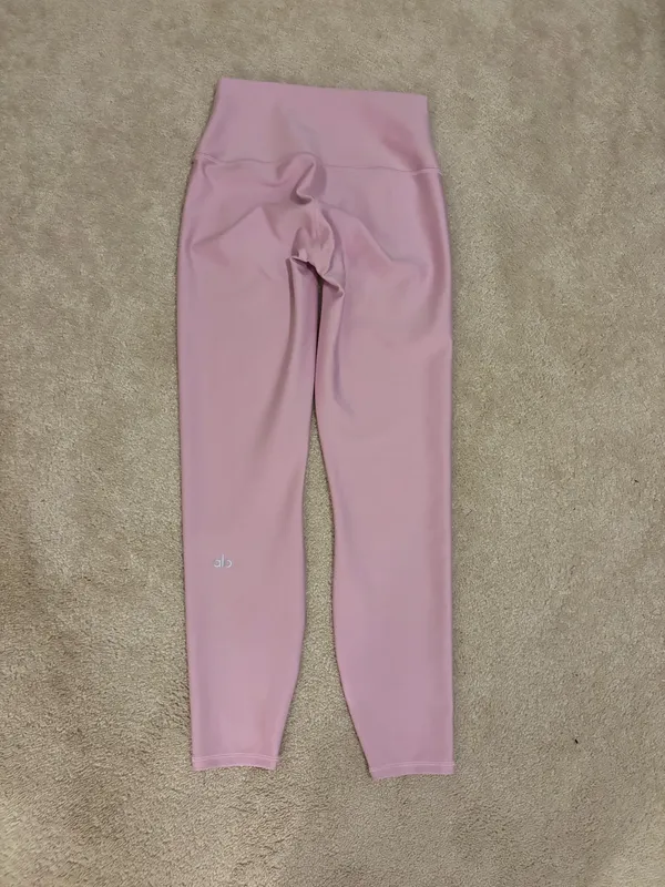 Alo 7/8 High Waisted Airlift Legging - Sugarplum Pink - Image 2