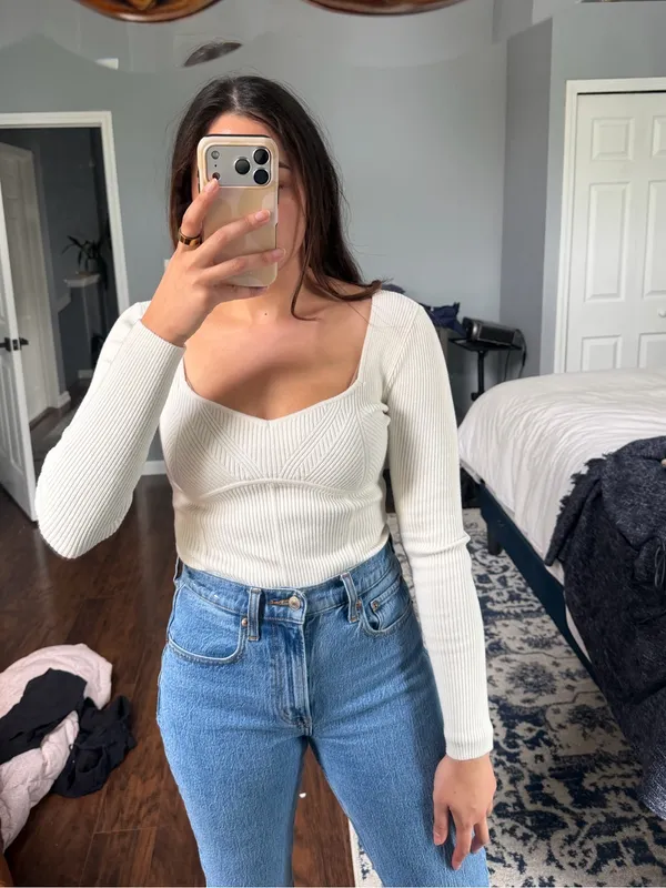 A&F Ribbed Body Suit - Image 5