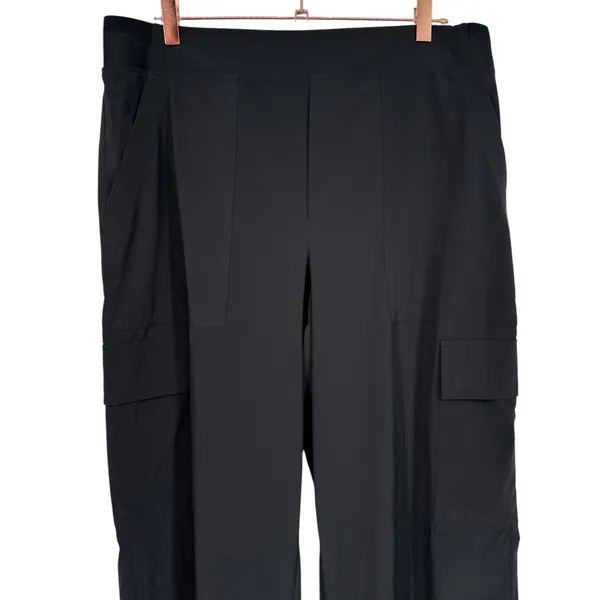 Athleta Womens Brooklyn Heights Wide Leg High Rise Cargo Pants Black Size 16 - Image 6