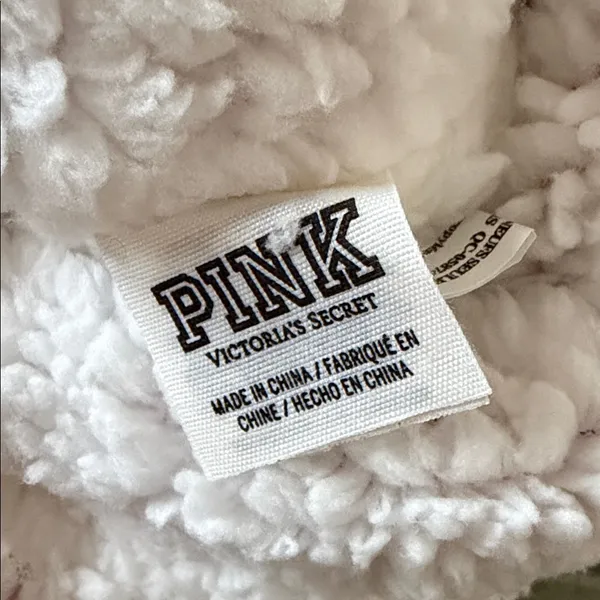 PINK - Victoria's Secret New Vibrant Red Knit Beanie with Pom Pom - Image 5