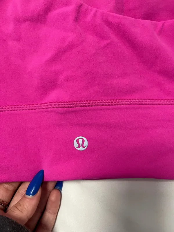 Pink Lululemon Asymmetrical Top - Image 3