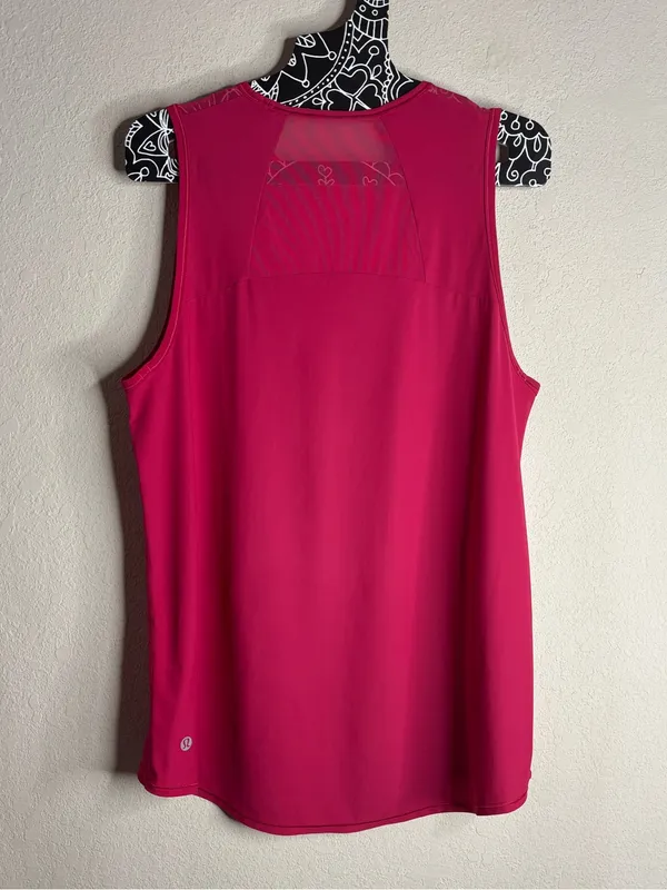 Lululemon Sculpt Tank Top hot pink size 8 W1FM4S - Image 2