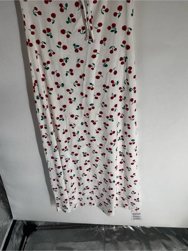 ASOS Cherry Maxi Dress, Off the Shoulder - Image 7