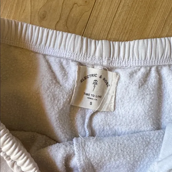 Electric & Rose White Lounge Shorts Pink - Image 2