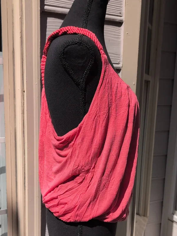 One Clothing Bubble Hem Racerback Tank Top - Image 3