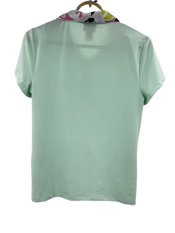 Tommy Bahama Golf Mint Green Short Sleeve Top & matching skirt set M activewear - Image 3