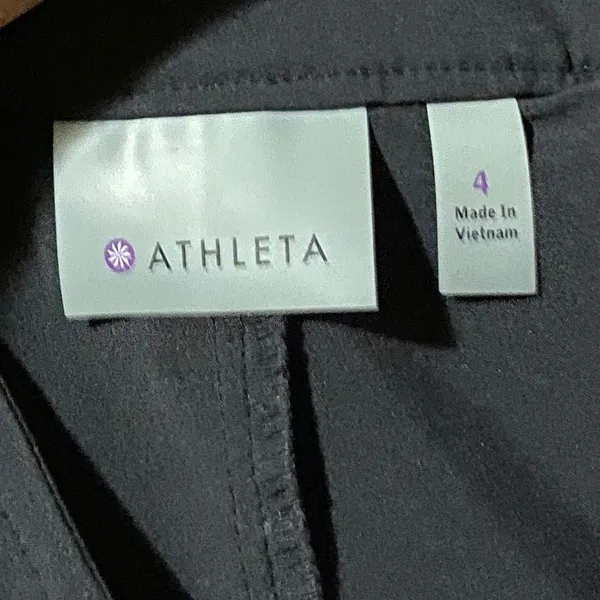 Black‎ ATHLETA Skirt Skort Sz 4 outdoor gym yoga athletic - Image 2