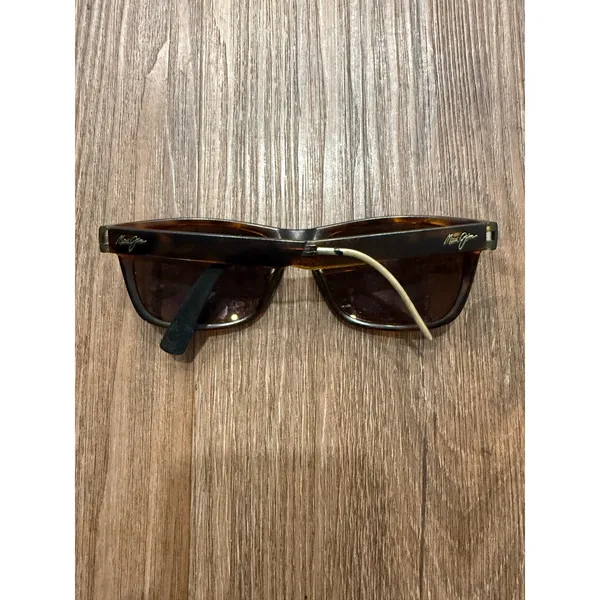 Maui Jim Tortoise Shell Sunglasses Made in Italy Rectangle Frame‎ Parts Repair - Image 3