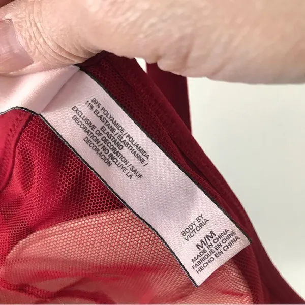 Victoria’s Secret Body‎ by Victoria front closure lace padded racer back bra M - Image 6