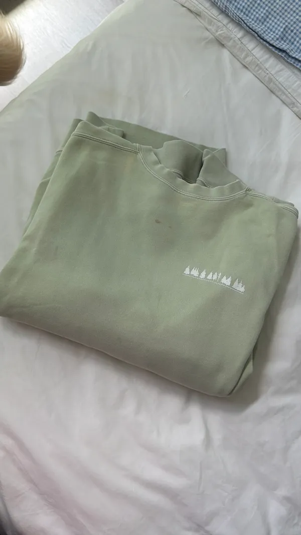 Vintage Crewneck Sweater Green Size XL - Image 5