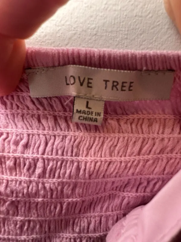 Love Tree Pink Cutout Babydoll Mini Dress with Adjustable Straps Size L - Image 2