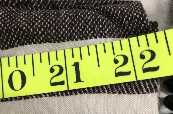 H&M elastic waist stripe wide Leg Trouser Pants W/Pockets women’s 14 - Image 11