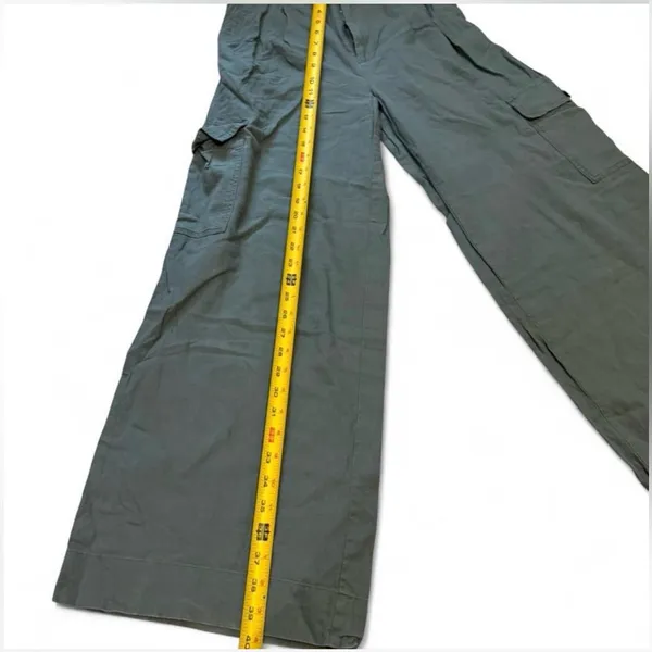 Madewell Olive Wide-Leg Pants - Image 4