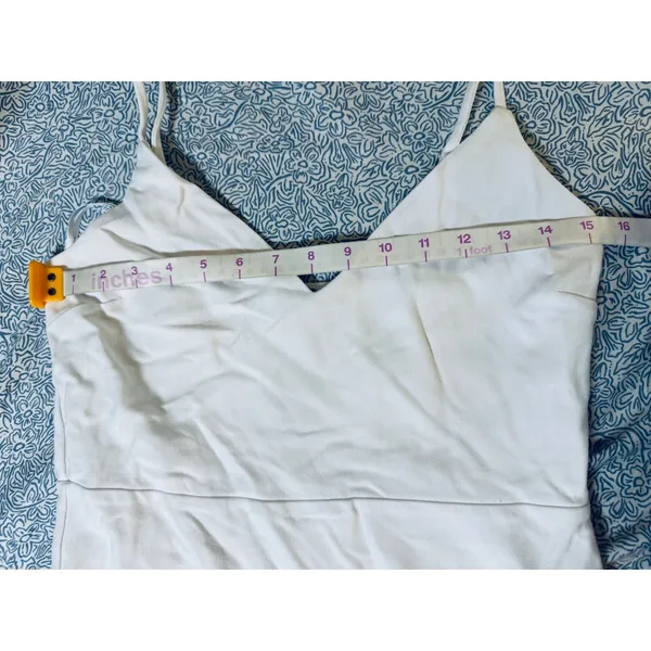 NWT Lulus Size Large Stun Like Me White Bodycon Trumpet Hem Midi Dress - Image 6